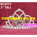 Tiaras et couronnes en strass en tracteur rose